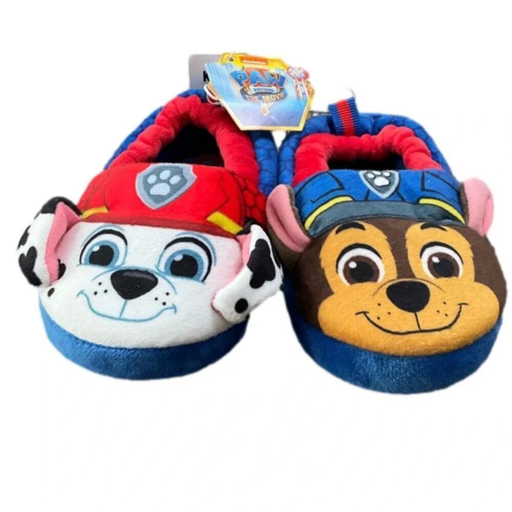 Paw Patrol Toddler Plush Slipper Size 5/6 NWT